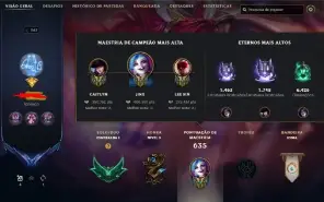 Conta de LoL + Valorant muitas skins