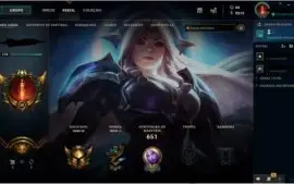 vendo conta de league of legends muito boa