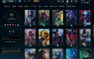 Bronze 2 com 120 Champs e 35 Skins ( Mais de 250 Jogos )