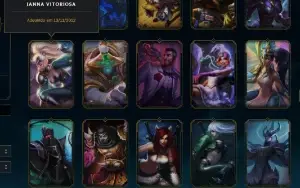 Conta League of Legends Full Acesso 4URS Rammus Rei e outras