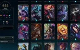 Conta League of Legends Diamante - 222 skin e 74 chromas