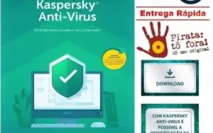 Kaspersky Anti-Virus 1 Ano / 1 PC 30% de DESCONTO
