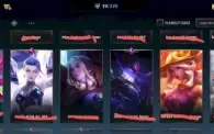 conta wild rift com skins KDA e varias outras