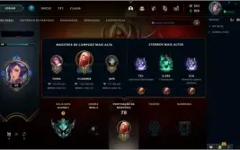 Conta LOL - Platina 1, MMR de D4.(dropou pela inatividade)
