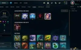 Conta LOL - Platina 1, MMR de D4.(dropou pela inatividade)