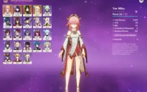 Genshin Impact ar 10 yae miko+raiden shogun+tighnari