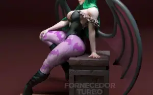 Morrigan - Torrida Minis 3D - Arquivo .Stl Para Impressão 3D