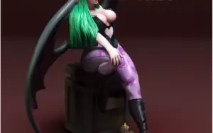 Morrigan - Torrida Minis 3D - Arquivo .Stl Para Impressão 3D