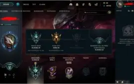 Conta league of legends Platina 3 com 71 skins