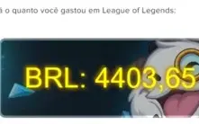 Conta lol mais de 300 skins