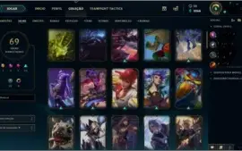 CONTA LEAGUE OF LEGENDS OURO