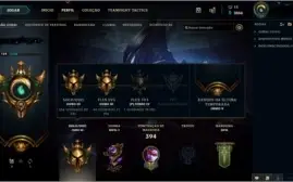 CONTA LEAGUE OF LEGENDS OURO