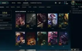 CONTA LEAGUE OF LEGENDS OURO