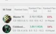 Conta Plat 5 - League of Legends