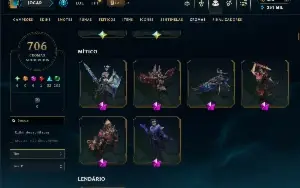 Conta diamante 2 com todas skins da loja,incluído pax tf,etc