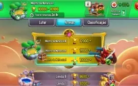 Conta DragonCity Level 61, 10 ilhas de barbada