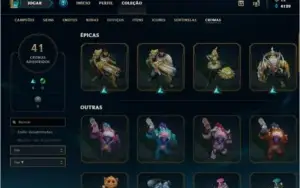 Conta League of Legends / Platina I