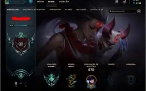 Conta League of Legends / Platina I