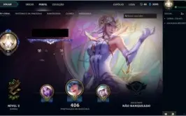 Conta League of Legends (Diamante)