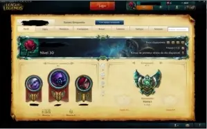 Conta Platina 1 no league of legends