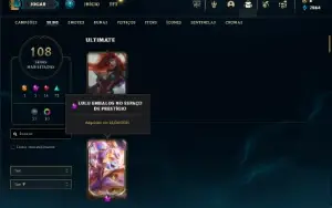 Ferro 2 com 115 Champs e 108 Skins ( MAIN SUP / ADC )
