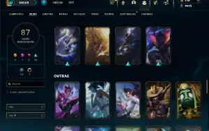 Prata 1 com 150 Champs e 87 Skins
