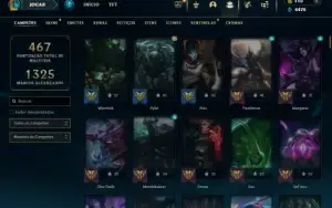 Prata 1 com 150 Champs e 87 Skins