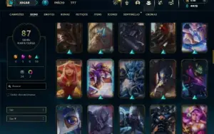 Prata 1 com 150 Champs e 87 Skins