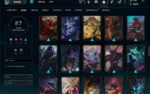 Prata 1 com 150 Champs e 87 Skins