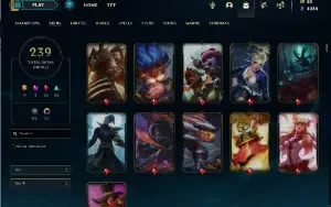Conta em League Of Legends lvl660+ Gold+ em todas as ligas.