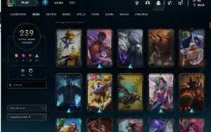 Conta em League Of Legends lvl660+ Gold+ em todas as ligas.