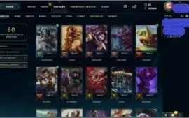ACC LOL COM 242K(MIL) EA 77 CHAMPS E 21 SKINS POR R$110,00