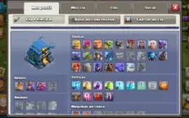 Clash Of Clans | Cv 12 | 1200 Gemas | 5 Contrutores