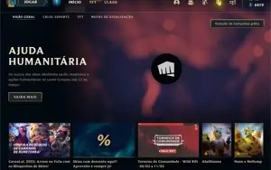 8 contas de LOL