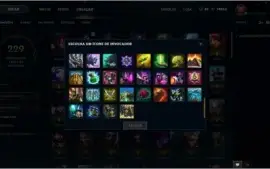 Conta League of Legends 134 champs e 137 skins