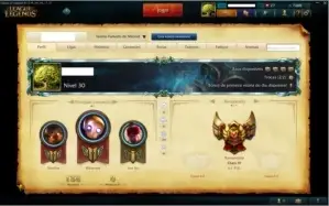 CONTA LOL OURO IV, BORDA PLATINA (S3 E S4)