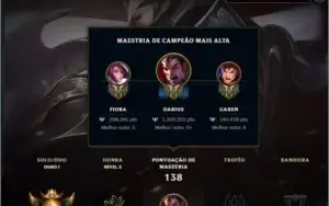 *CONTA MONO DARIUS 1M e 300K*