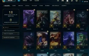 Conta PLATINA 4 - LOL (league of legends) ELOMOON