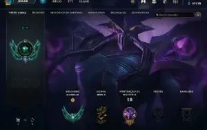 Conta PLATINA 4 - LOL (league of legends) ELOMOON