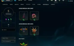 Conta PLATINA 4 - LOL (league of legends) ELOMOON