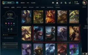 CONTA LEAGUE OF LEGENDS