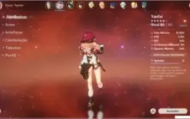 CONTA GENSHIN IMPACT AR47 VENTI + ZHONGLI + JEAN