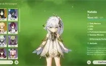 Conta Genshin Nahida Tighnari Diluc Rank 45