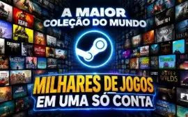 Conta Steam Gamer, sua biblioteca definitiva de Jogos