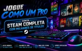 Conta Steam Gamer, sua biblioteca definitiva de Jogos