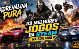 Conta Steam Gamer, sua biblioteca definitiva de Jogos