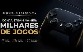 Conta Steam Gamer, sua biblioteca definitiva de Jogos