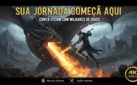 Conta Steam Gamer, sua biblioteca definitiva de Jogos