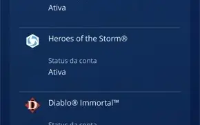 Conta blizzard Hearthstone Wow Diablo 3 Diablo Immortal