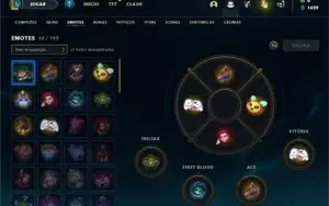 Conta Platina 4 com 32 Champs e 8 Skins + 4 Fragmentos